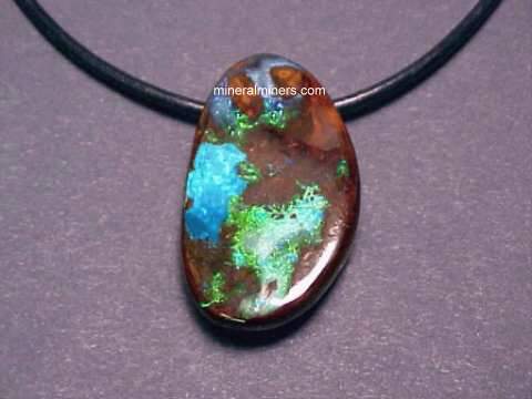 Boulder Opal Pendant - Australian