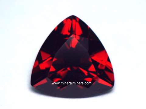 thumbnail image 2 of Stunning Natural Extra Fine Deep Red Anthill Chrome Pyrope Garnet - Round Cut - Mined In Arizona By NWGEMS 2 of 4