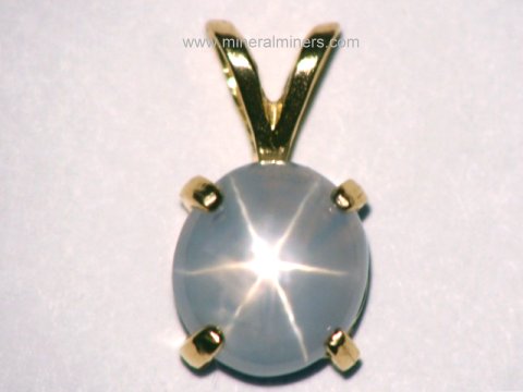 Star Sapphire Jewelry: Natural Star Sapphire Pendants, Necklaces and Star Sapphire Rings