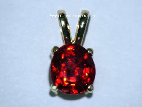 Spinel Jewelry: natural red spinel jewelry