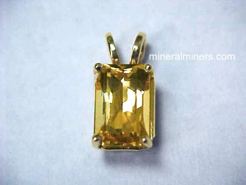 Golden Topaz Jewelry and Golden Topaz Pendants