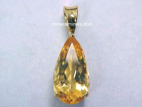 Topaz Necklaces (natural color golden topaz necklaces)
