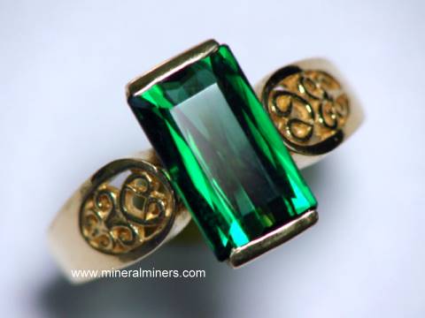 Green Tourmaline Ring