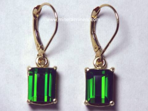 Three Stories Green Tourmaline Charm