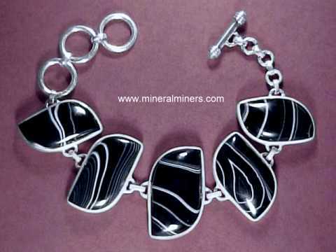Agate Bracelet: Banded Agate Bracelet
