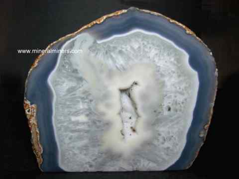 Agate Mineral Specimen: Agate Geode of lapidary grade