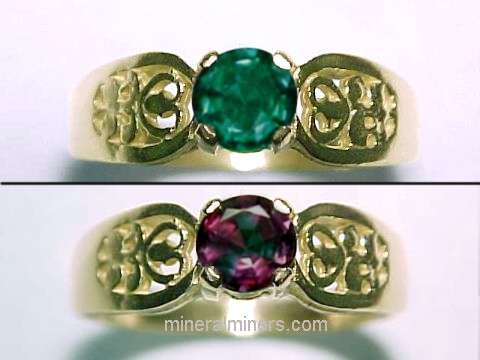Alexandrite Rings