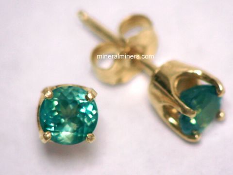 Alexandrite Earrings: natural color change alexandrite earrings