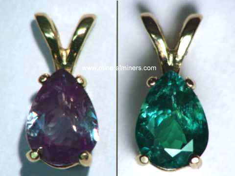 Alexandrite Pendant: natural alexandrite pendant