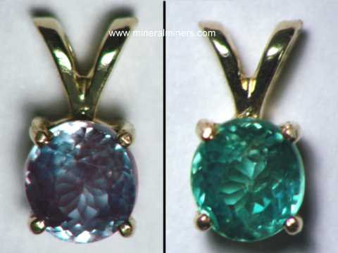 Alexandrite Necklace: Alexandrite Pendant