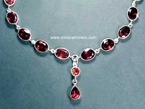 Red Garnet Necklaces