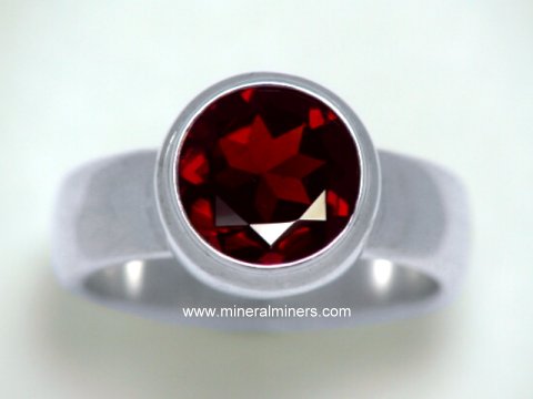 Red Garnet Rings