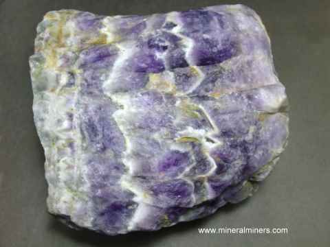 Mexican Chevron Amethyst Cutter Rough Flatrate!