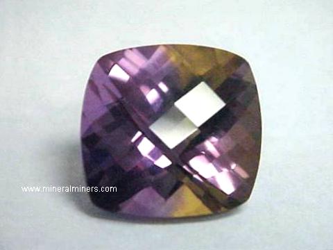 Ametrine Gemstone: Natural Color Ametrine Gemstones
