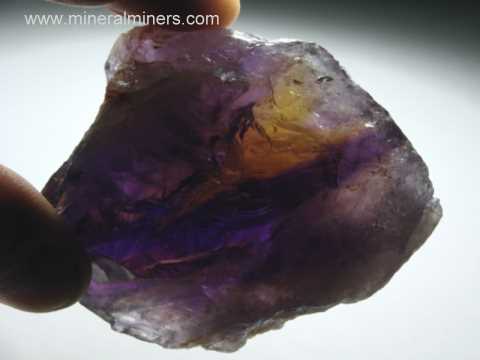 Ametrine Lapidary and Carving Rough