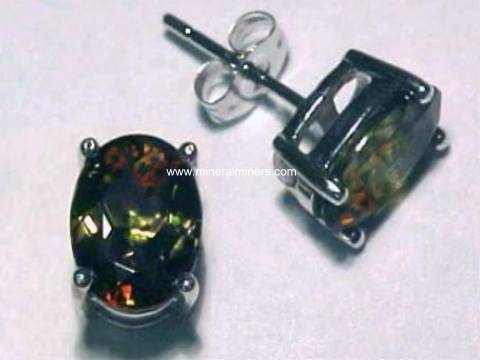 Andalusite Earrings