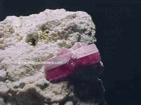 Bixbite Mineral Specimens: red beryl mineral specimens