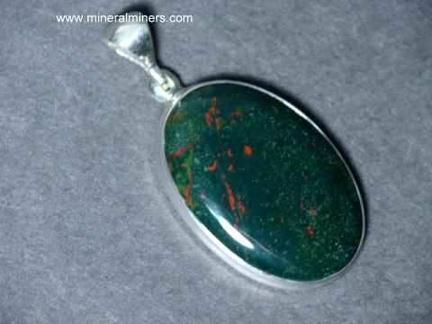 Genuine Bloodstone Jewelry