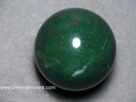 Genuine Bloodstone Sphere