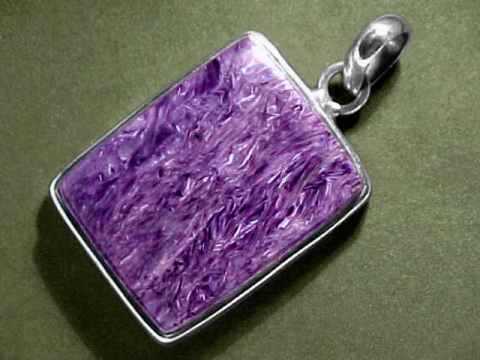 Charoite Jewelry: natural charoite jewelry in pendants, rings, and ...