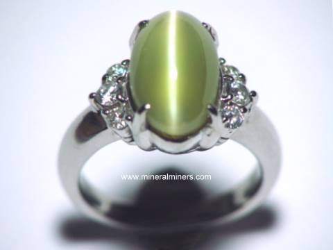 Chrysoberyl Cats Eye Jewelry