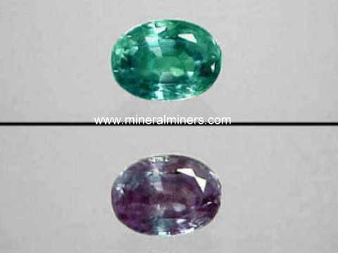 Color Change Chrysoberyl Gemstone