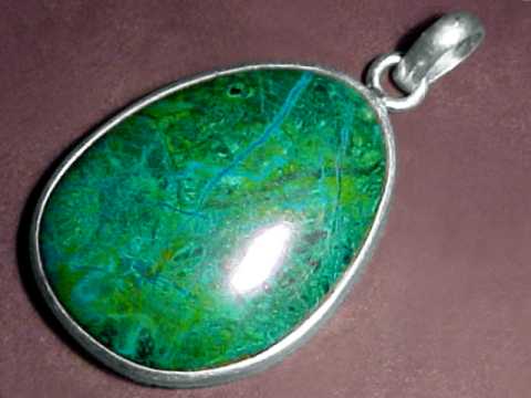 Chrysocolla Jewelry: Chrysocolla Pendants and Necklaces