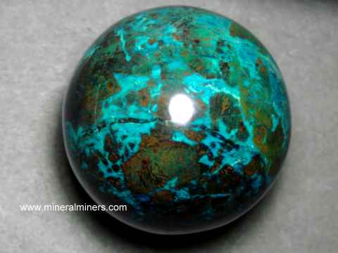 Chrysocolla Spheres: Chrysocolla Mineral Spheres