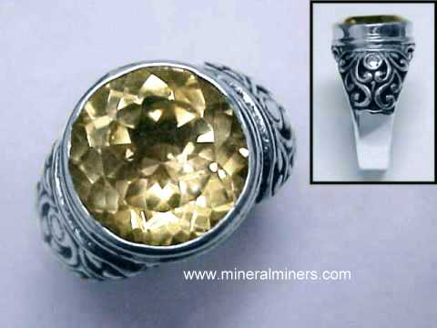 Natural Citrine Ring