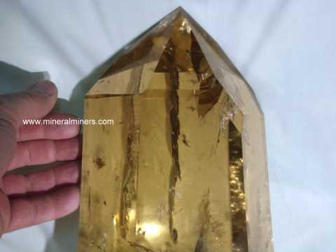 Natural Color Citrine Decorator Crystal