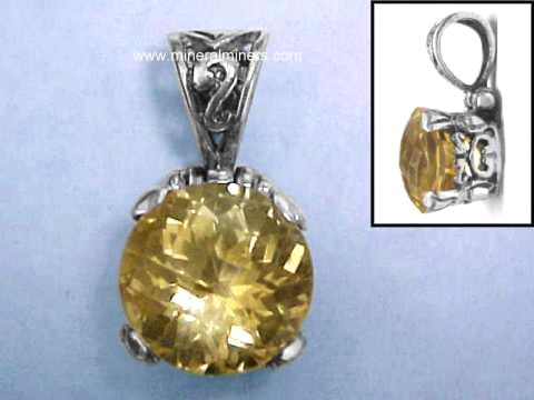 Citrine Jewelry: Citrine Pendant