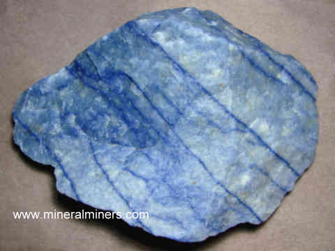 Dumortierite in Quartzite Mineral Specimen