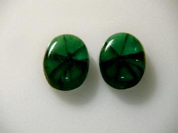 Green Emerald 6.50 Ct Gemstone Matching Pair Natural Colombian Oval Certified 