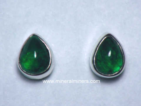 Natural Emerald Earrings