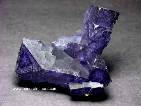 Purple Fluorite Mineral Specimen