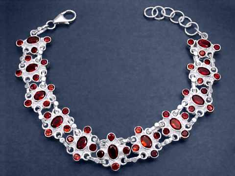 Red Garnet Bracelet