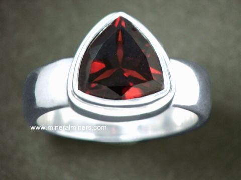 Red Garnet Ring