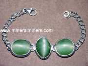 Cats Eye Jade Bracelets