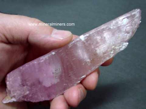 Kunzite 1 Rare Pale Green Crystal Powerful Healing Gem Quality Chakra Crystal 
