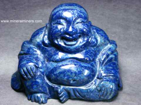 Lapis Lazuli Buddha Carving