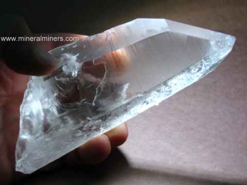 Flawless Lemurian Quartz Crystal Rough