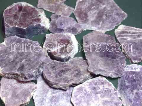Lepidolite Mica Mineral Specimens with Book Form