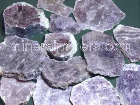 1lb Wholesale Purple Mica Lepidolite Rough In Quartz Matrix Bulk Stones Natural