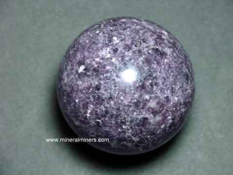 Lepidolite Sphere