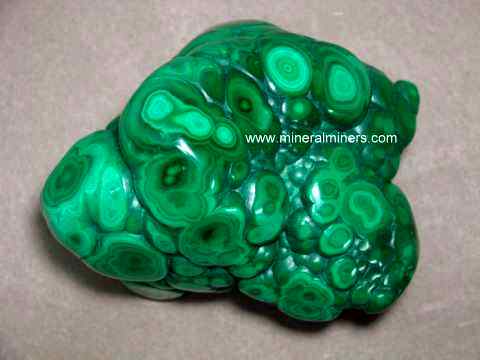 Malachite Decorator Specimens and Polished Malachite Pieces