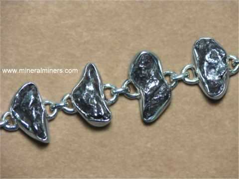 Meteorite Bracelet: genuine meteorite bracelet