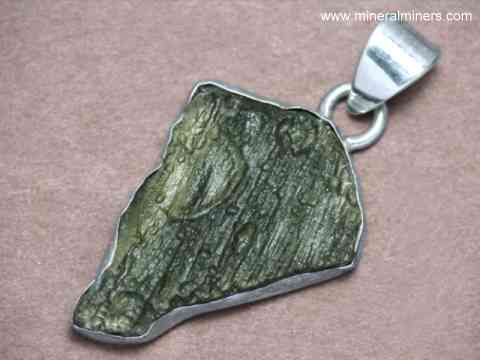 Moldavite Pendants