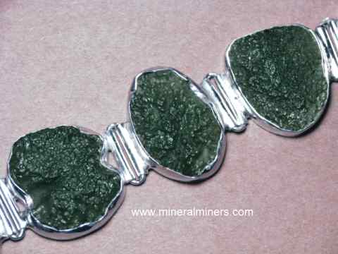 Natural Moldavite Sterling Silver Ring – Handmade Ethnic Style, 925, Fancy Cut, All Sizes
