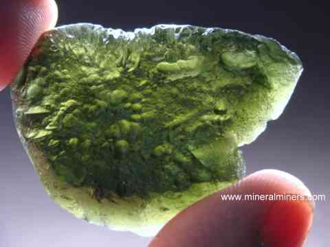 Moldavite: natural moldavite tektites