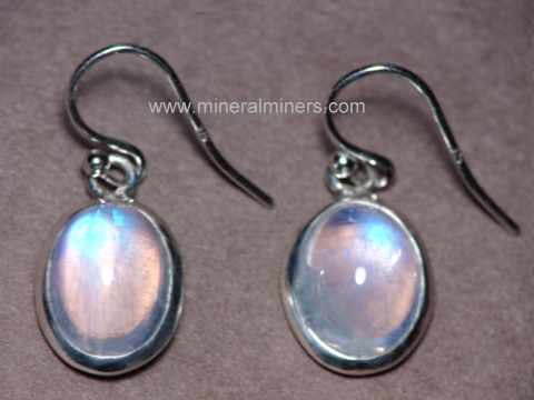 Gemstone Jewelry Ornate Moonstone Earrings Details about   Kediri Moonstone Earrings 